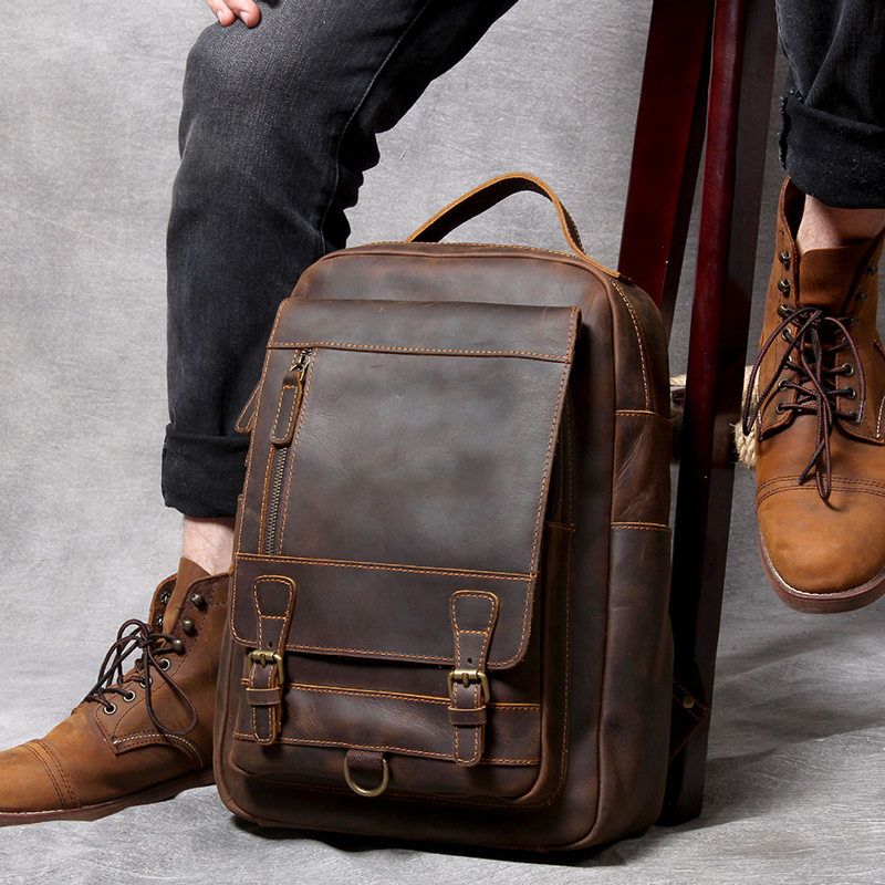 Vintage Genuine Leather Backpack VB27-KKICO