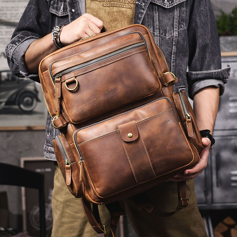 Vintage Genuine Leather Backpack VB36-KKICO