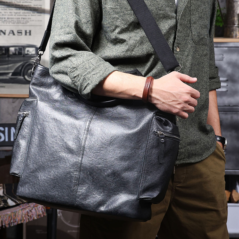 Vintage Genuine Leather Shoulder Bag Briefcase VB19-KKICO