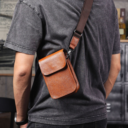 Vintage Genuine Leather Shoulder Bag VB24