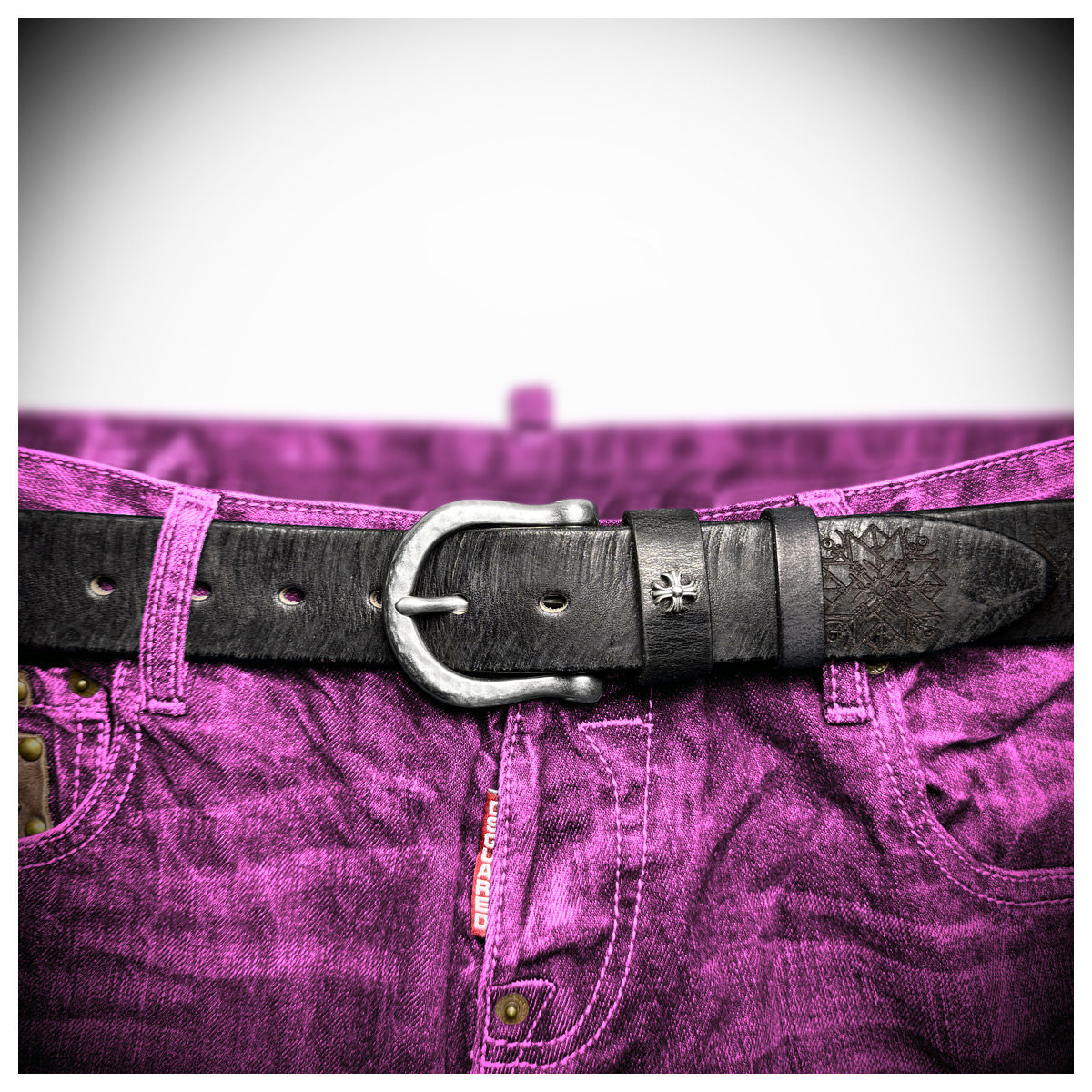 Heritage Edition Handcrafted Genuine Leather Belt Wide 3.8CM B75