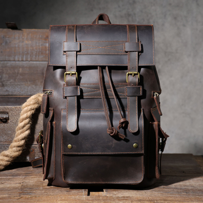 Vintage Genuine Leather Backpack VB39-KKICO