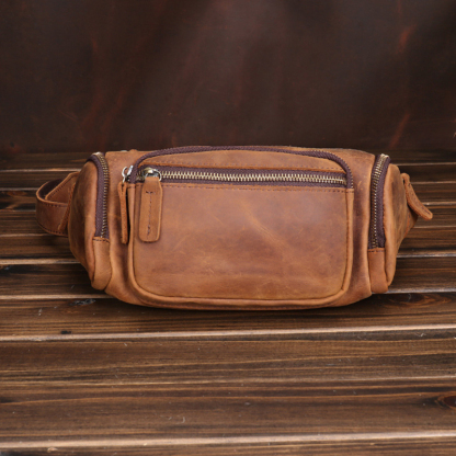 Vintage Genuine Leather Waist Bag VB05