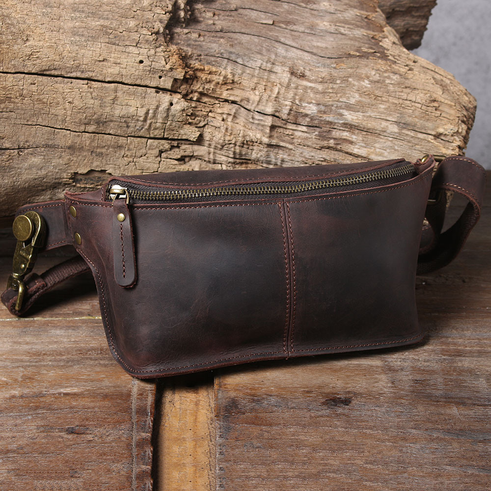 Vintage Genuine Leather Waist Bag VB06
