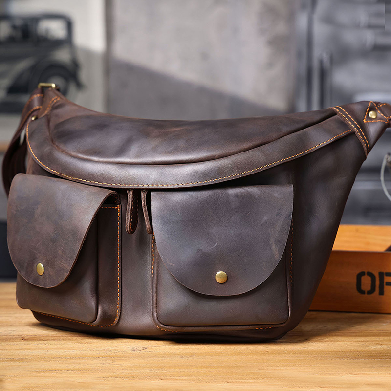 Vintage Genuine Leather Chest Bag VB16