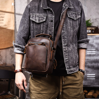 Vintage Genuine Leather Shoulder Bag VB30