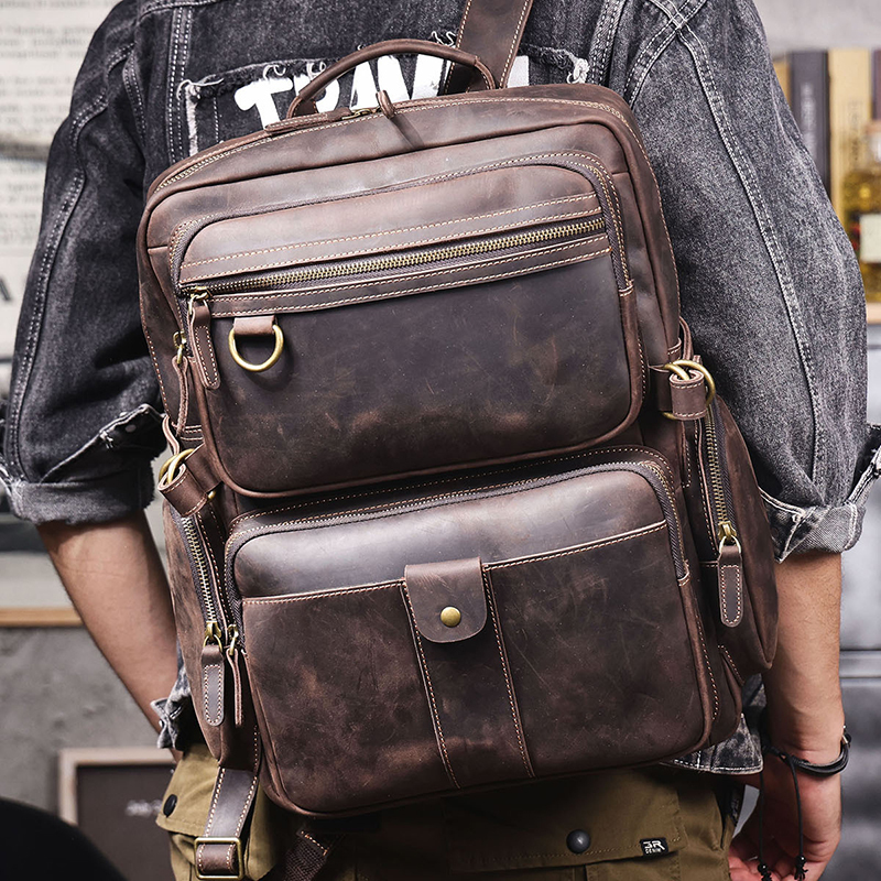 Vintage Genuine Leather Backpack VB36-KKICO