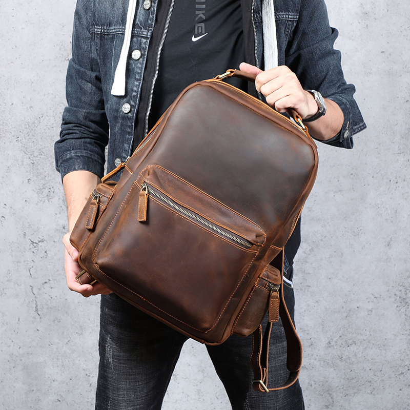 Vintage Genuine Leather Backpack VB37-KKICO