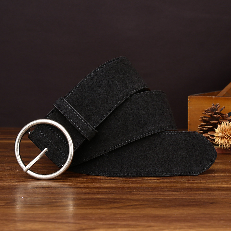 Vintage Casual Genuine Leather Belt Wide 4.7CM B88