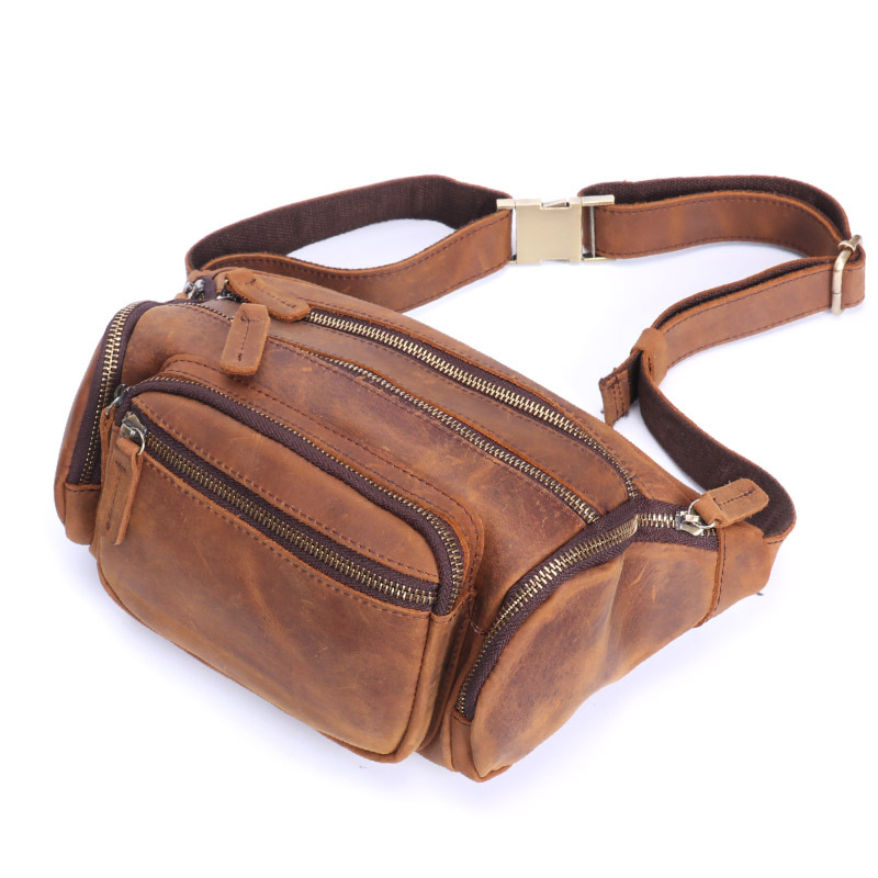 Vintage Genuine Leather Waist Bag VB05