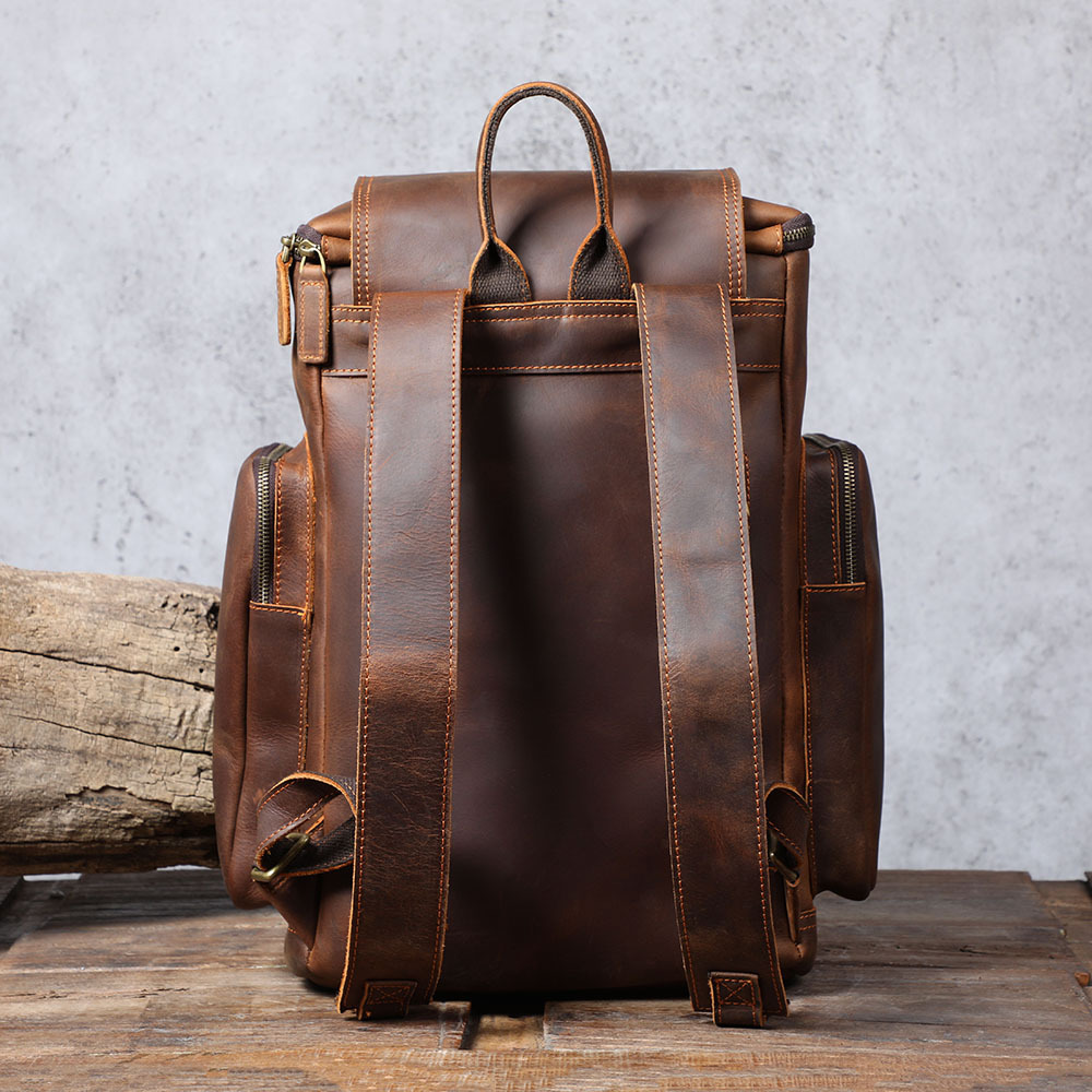 Vintage Genuine Leather Backpack VB08