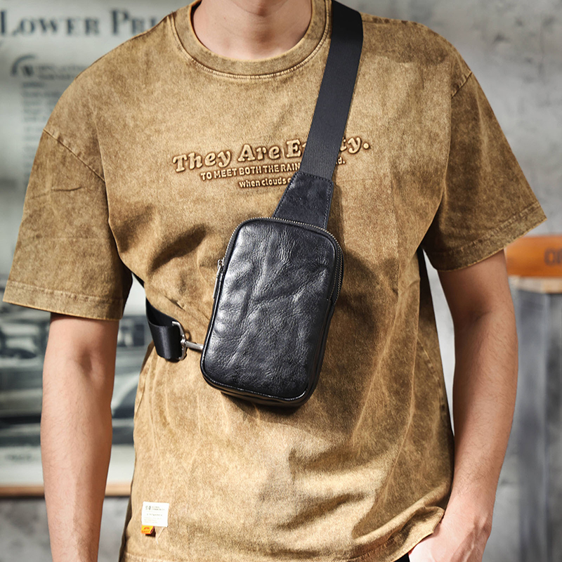 Vintage Genuine Leather Chest Bag VB13-KKICO