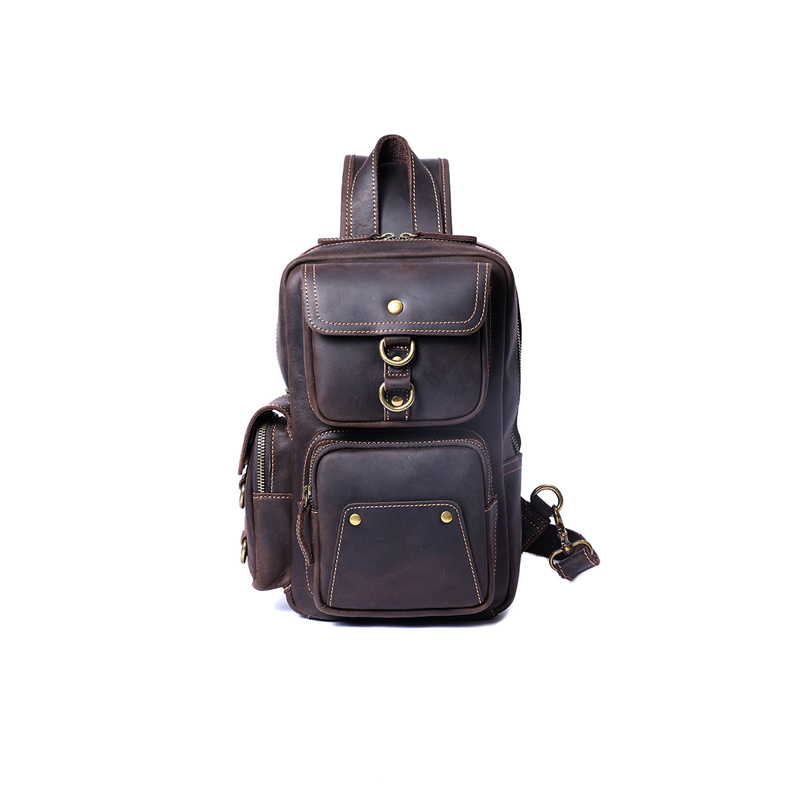 Vintage Genuine Leather Chest Bag VB11-KKICO