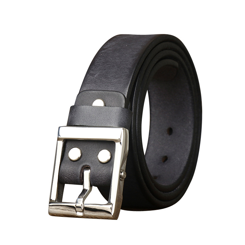 Vintage Genuine Leather Belt Wide 3.8CM B69-KKICO