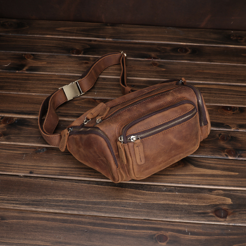 Vintage Genuine Leather Waist Bag VB05