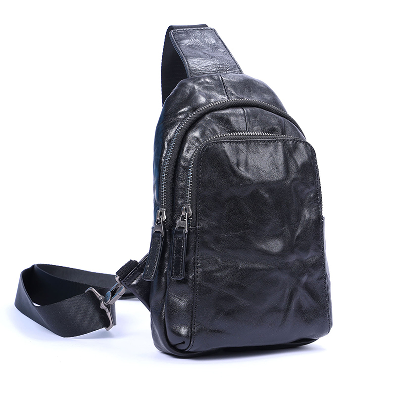 Vintage Genuine Leather Chest Bag VB12