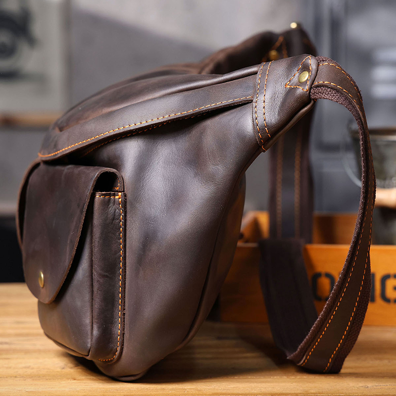 Vintage Genuine Leather Chest Bag VB16-KKICO