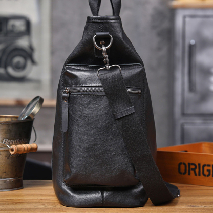 Vintage Genuine Leather Shoulder Bag Briefcase VB19