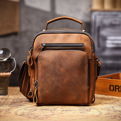 Vintage Genuine Leather Shoulder Bag VB30