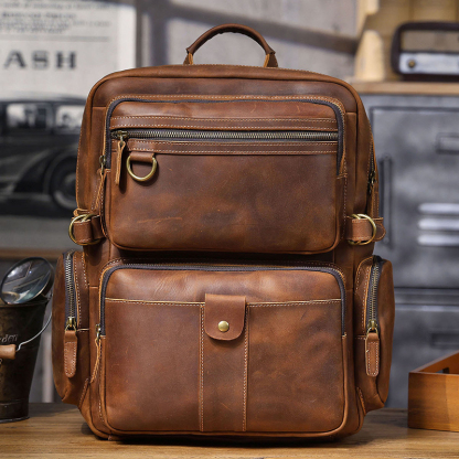 Vintage Genuine Leather Backpack VB36-KKICO