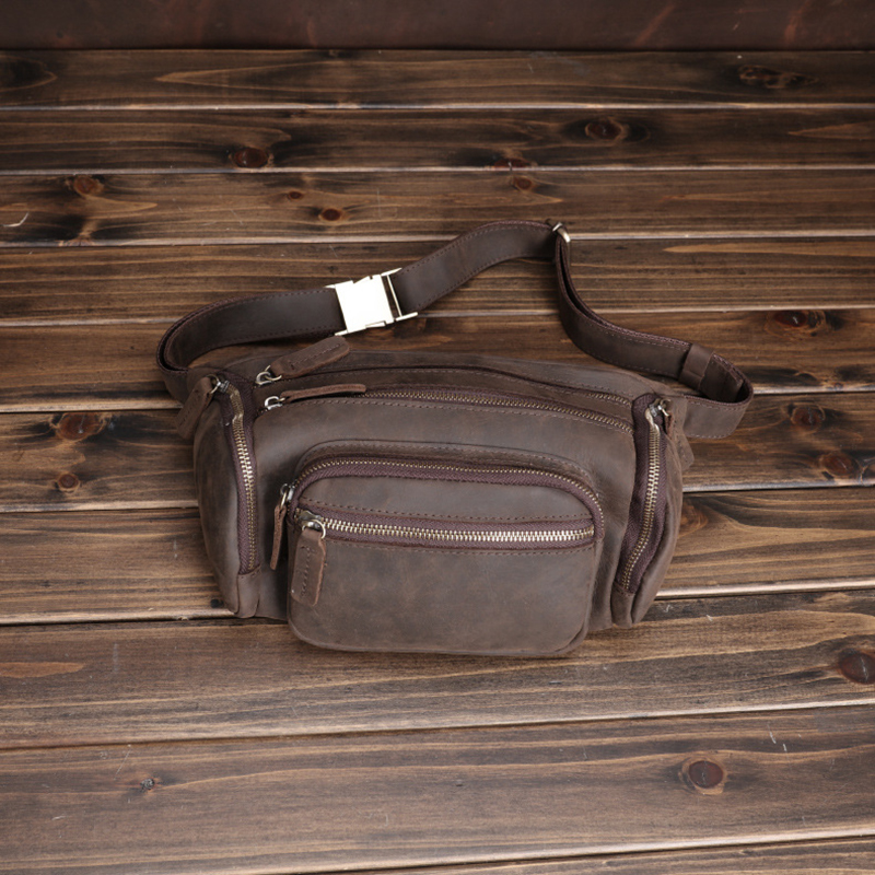 Vintage Genuine Leather Waist Bag VB05