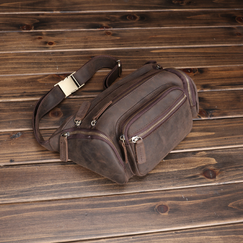 Vintage Genuine Leather Waist Bag VB05