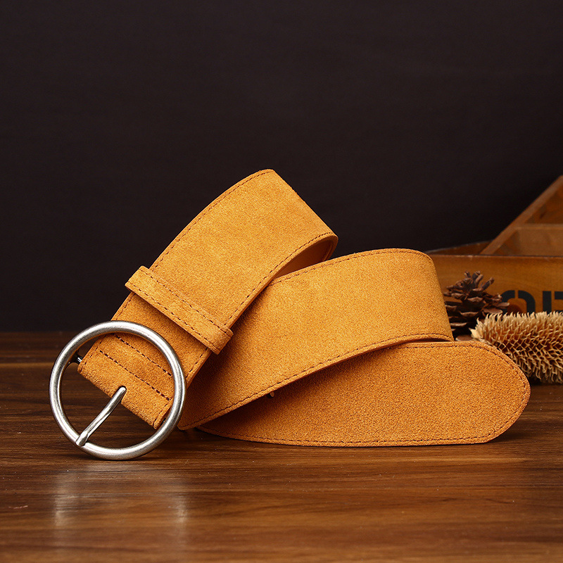 Vintage Casual Genuine Leather Belt Wide 4.7CM B88
