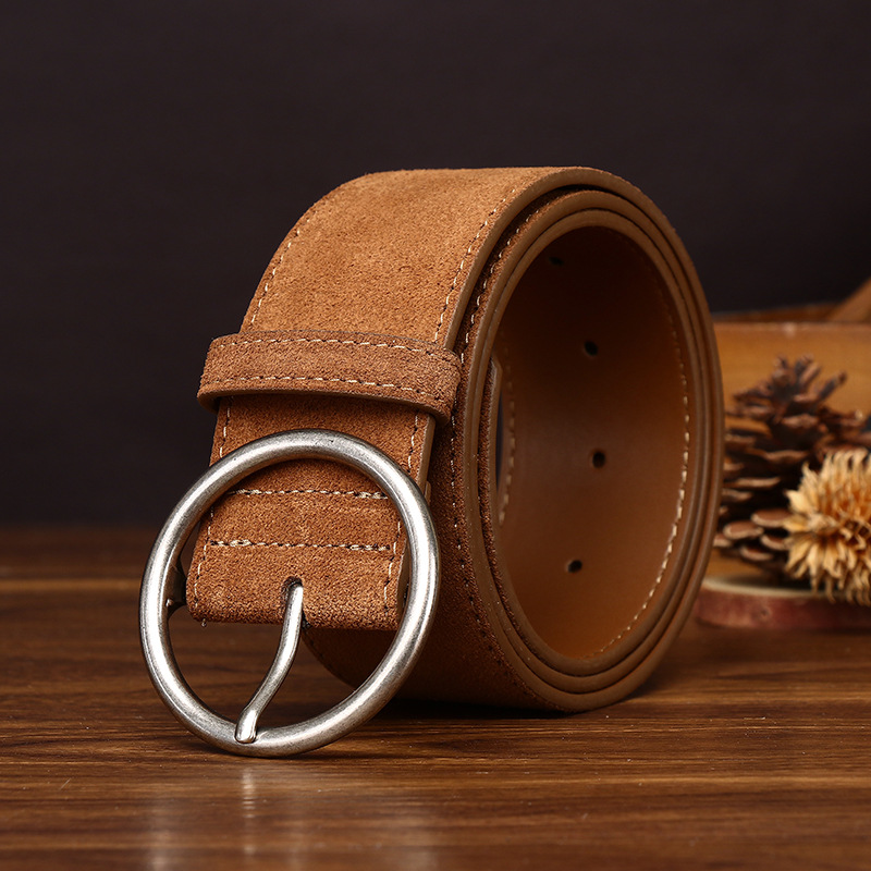 Vintage Casual Genuine Leather Belt Wide 4.7CM B88