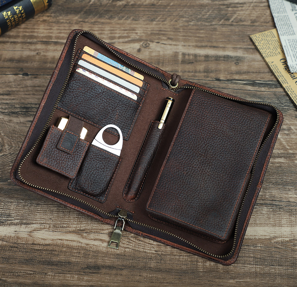 Leather Cigar Tracel Case AB03