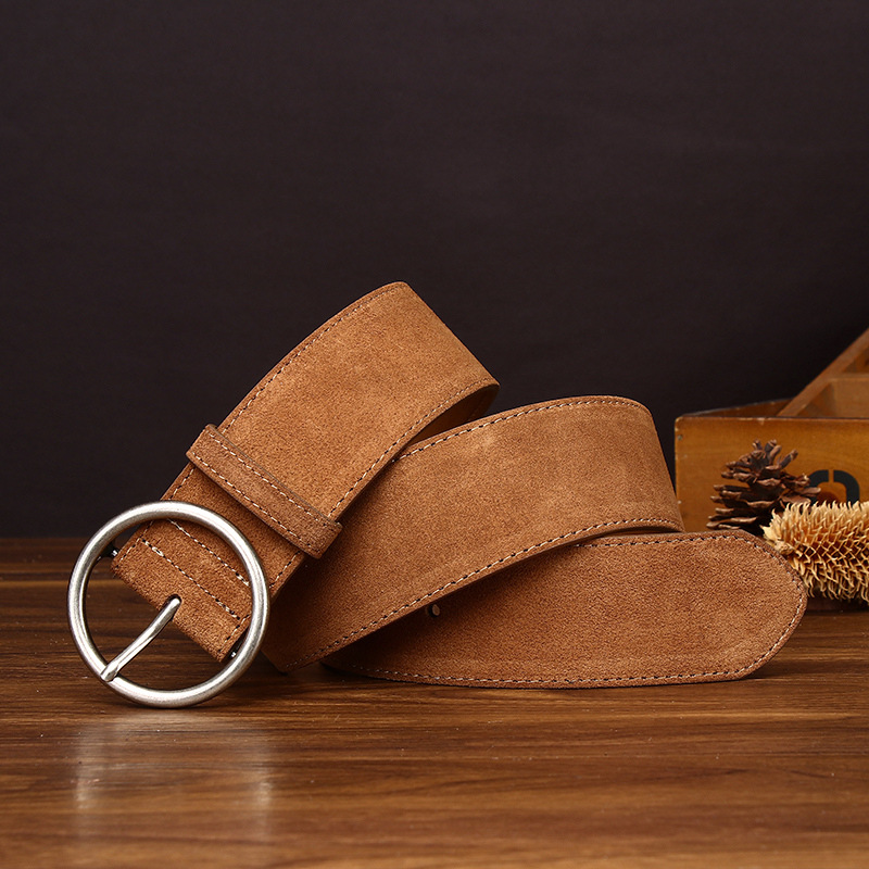 Vintage Casual Genuine Leather Belt Wide 4.7CM B88