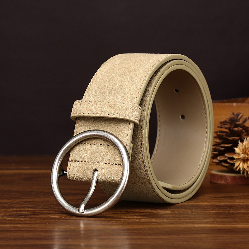 Vintage Casual Genuine Leather Belt Wide 4.7CM B88