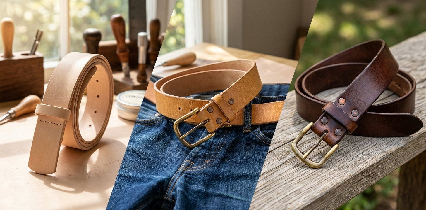 The Art of the Patina: A Definitive Guide to Growing Your Own Vintage Leather Belt-KKICO