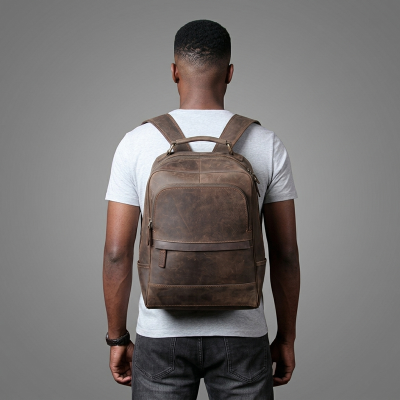 Vintage Genuine Leather Backpack VB35