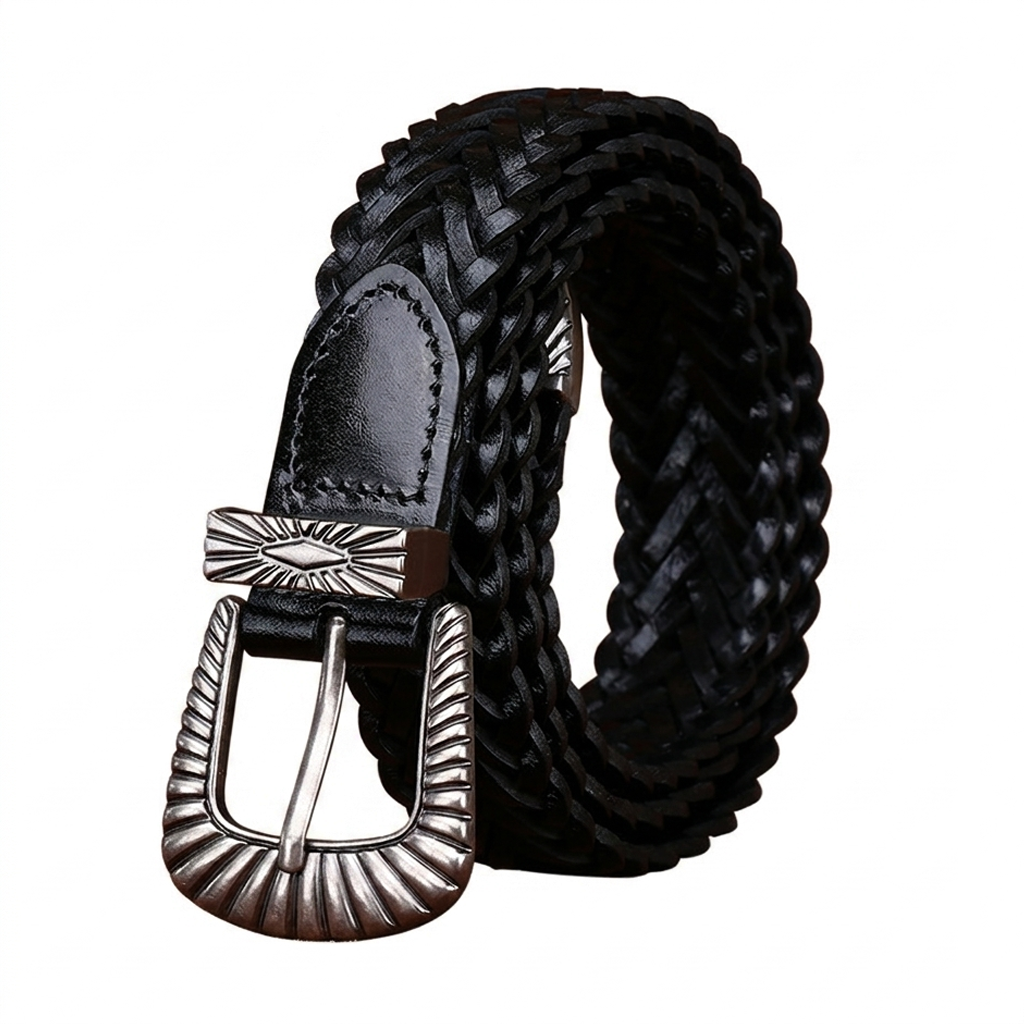 Hand-woven Genuine Leather Belt 3.0cm B16-KKICO
