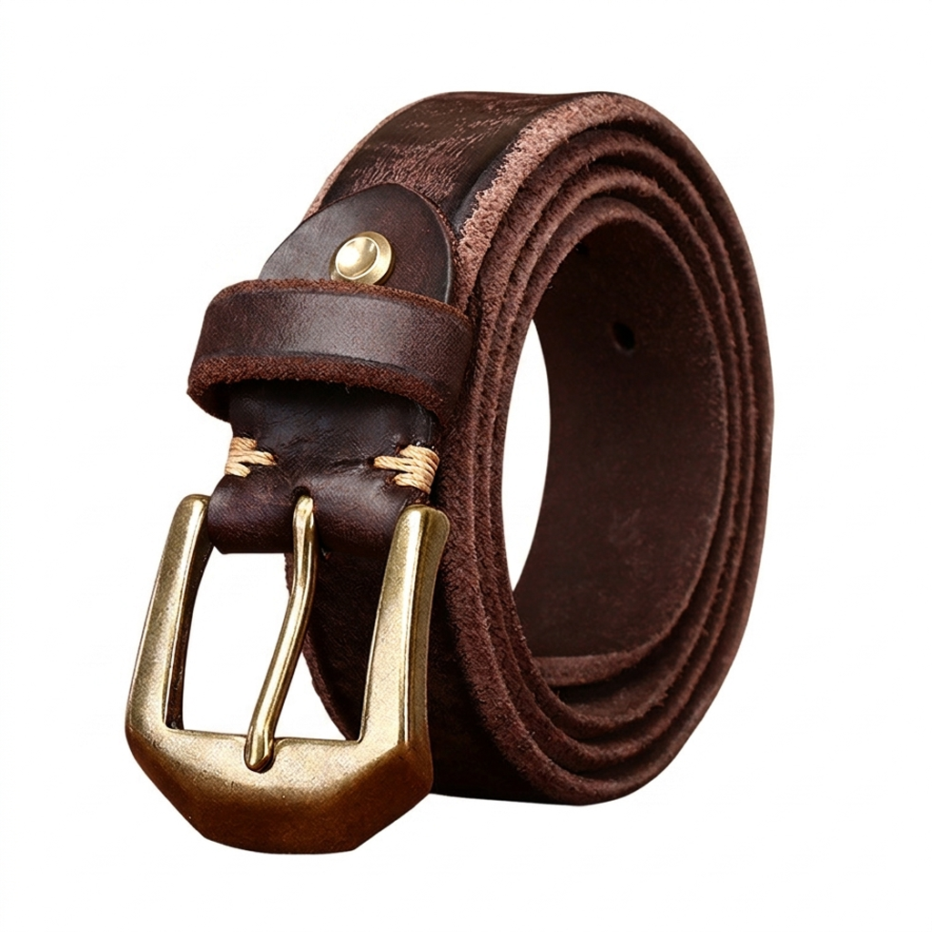 Raw-edged Vintage Washed Belt Wide 3.8CM  B38-KKICO