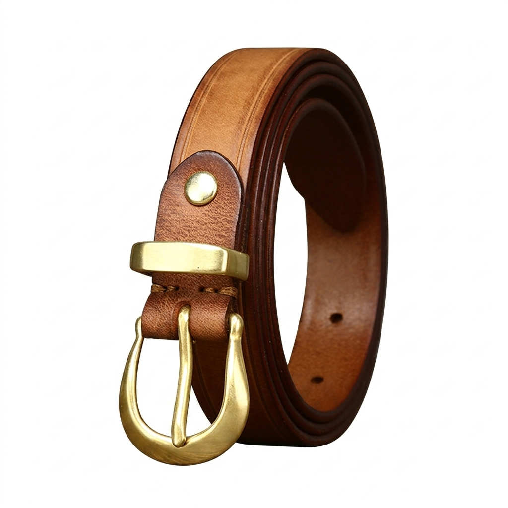 Vintage Genuine Leather Belt Wide 2.4CM B83-KKICO