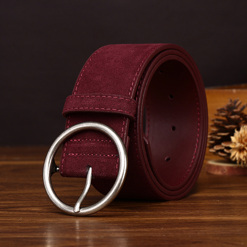 Vintage Casual Genuine Leather Belt Wide 4.7CM B88