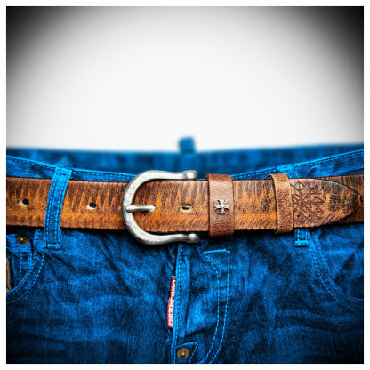 Heritage Edition Handcrafted Genuine Leather Belt Wide 3.8CM B75