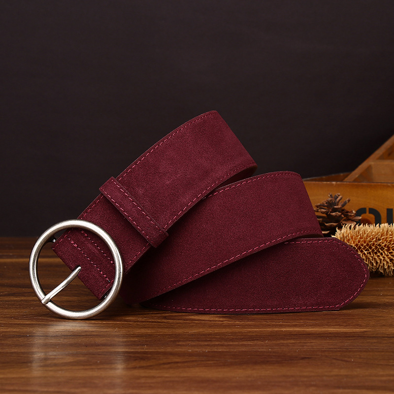 Vintage Casual Genuine Leather Belt Wide 4.7CM B88