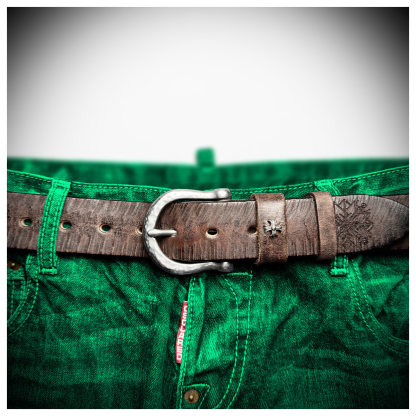 Heritage Edition Handcrafted Genuine Leather Belt Wide 3.8CM B75