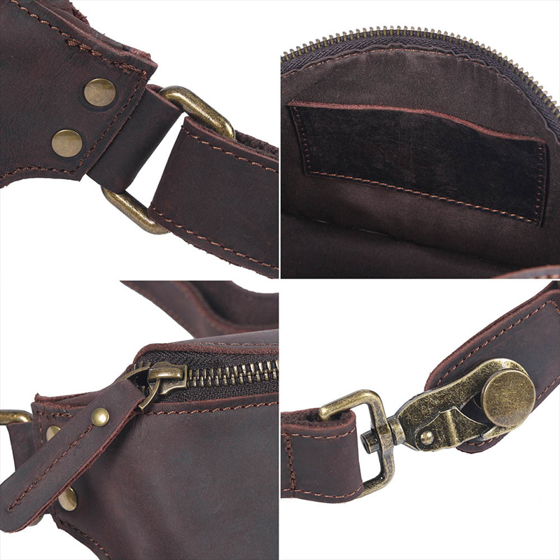 Vintage Genuine Leather Waist Bag VB06