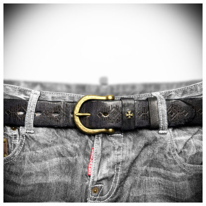 Heritage Edition Handcrafted Genuine Leather Belt Wide 3.8CM B75