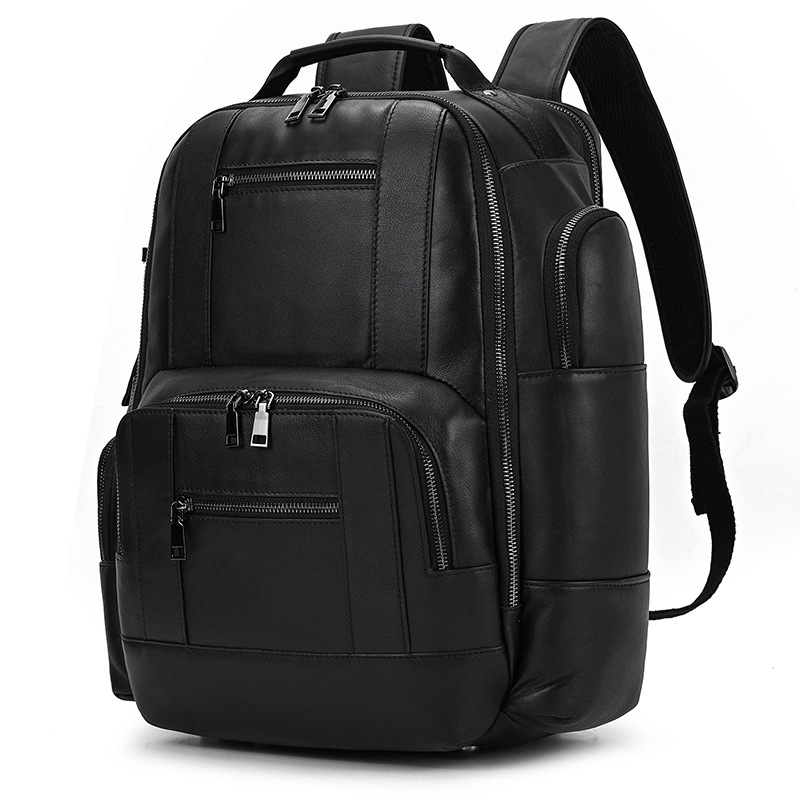 Vintage Cowhide Leather Travel Backpack VB00
