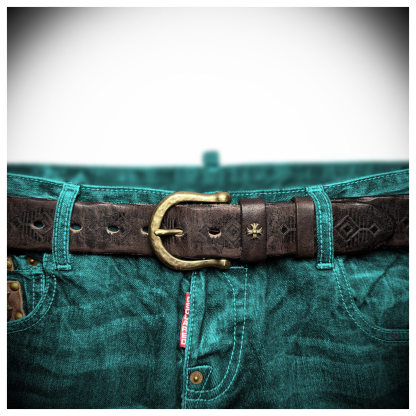 Heritage Edition Handcrafted Genuine Leather Belt Wide 3.8CM B75