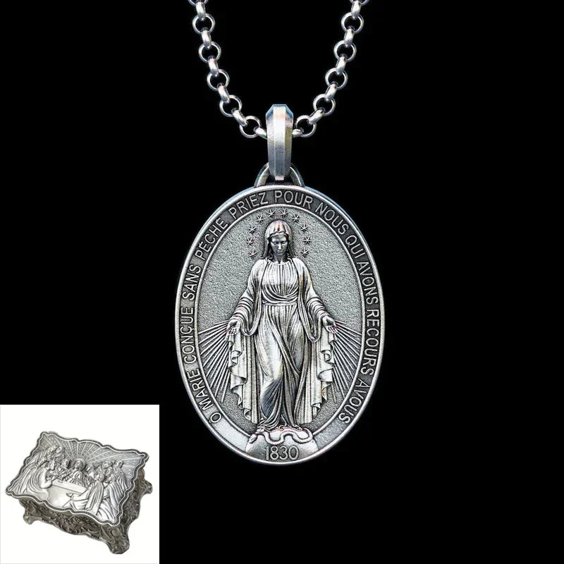 New Miraculous Medal Necklace-KKICO