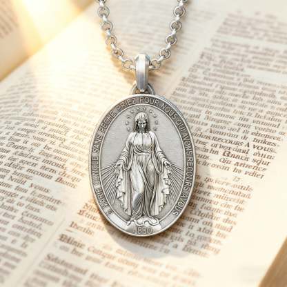 New Miraculous Medal Necklace-KKICO