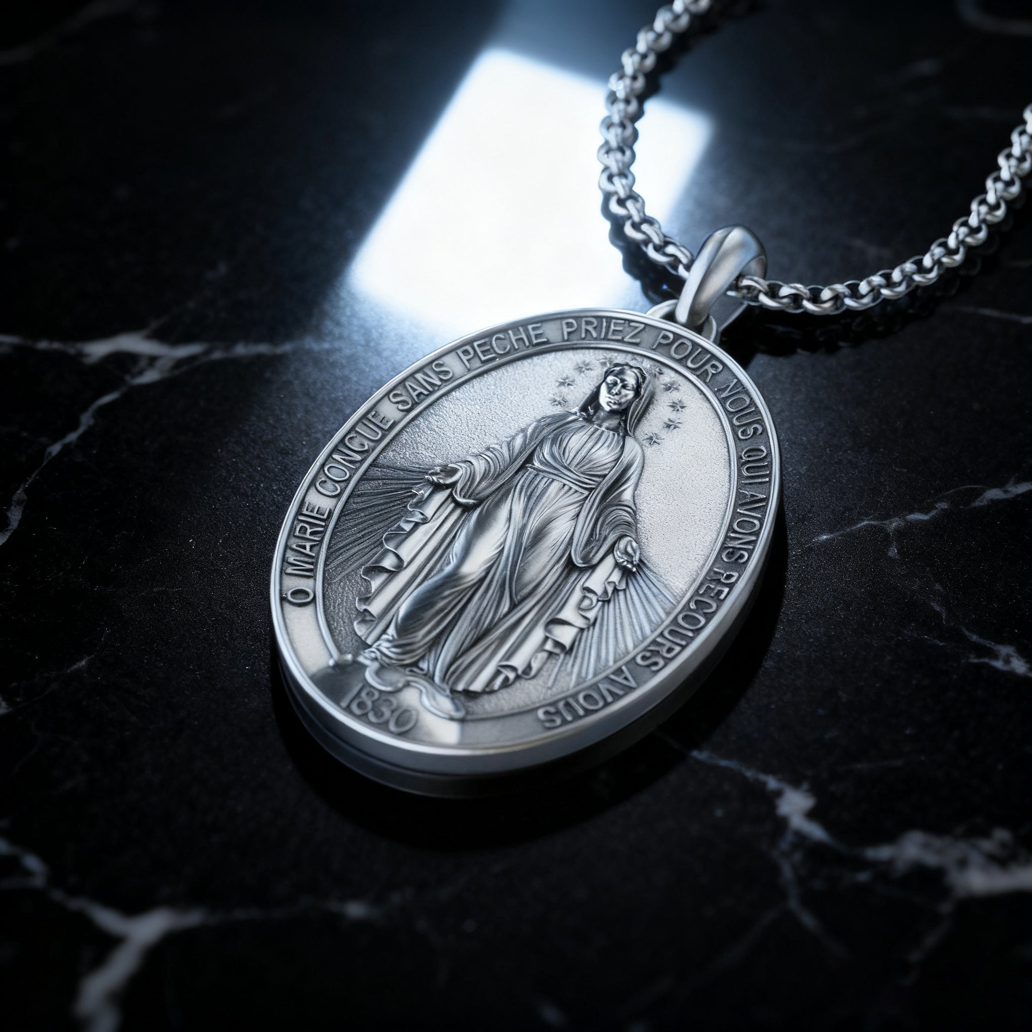 New Miraculous Medal Necklace-KKICO
