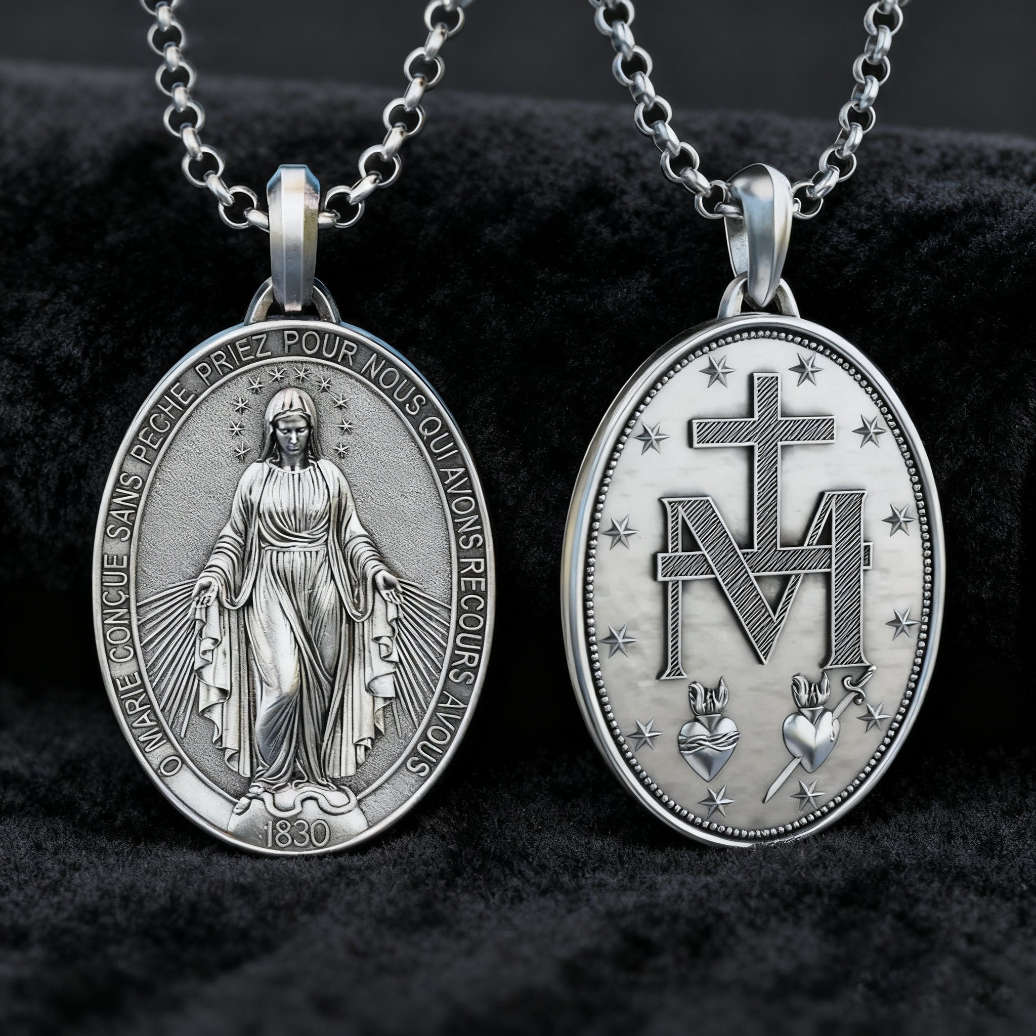 New Miraculous Medal Necklace-KKICO