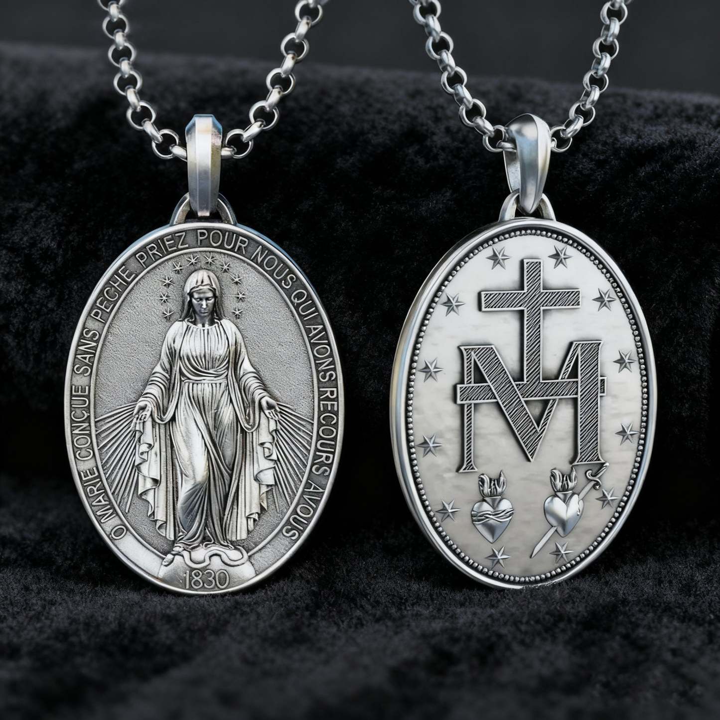 New Miraculous Medal Necklace-KKICO