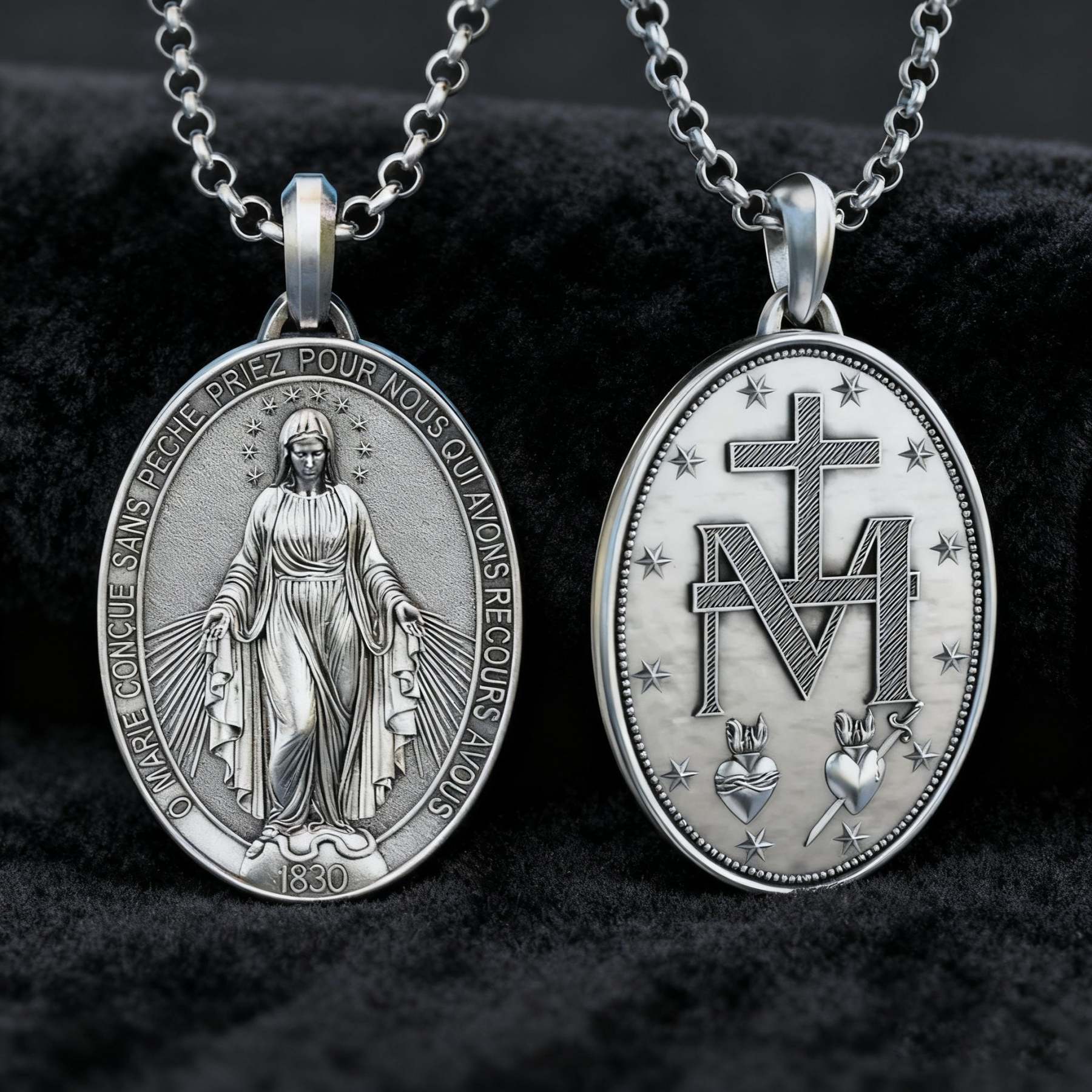 New Miraculous Medal Necklace-KKICO